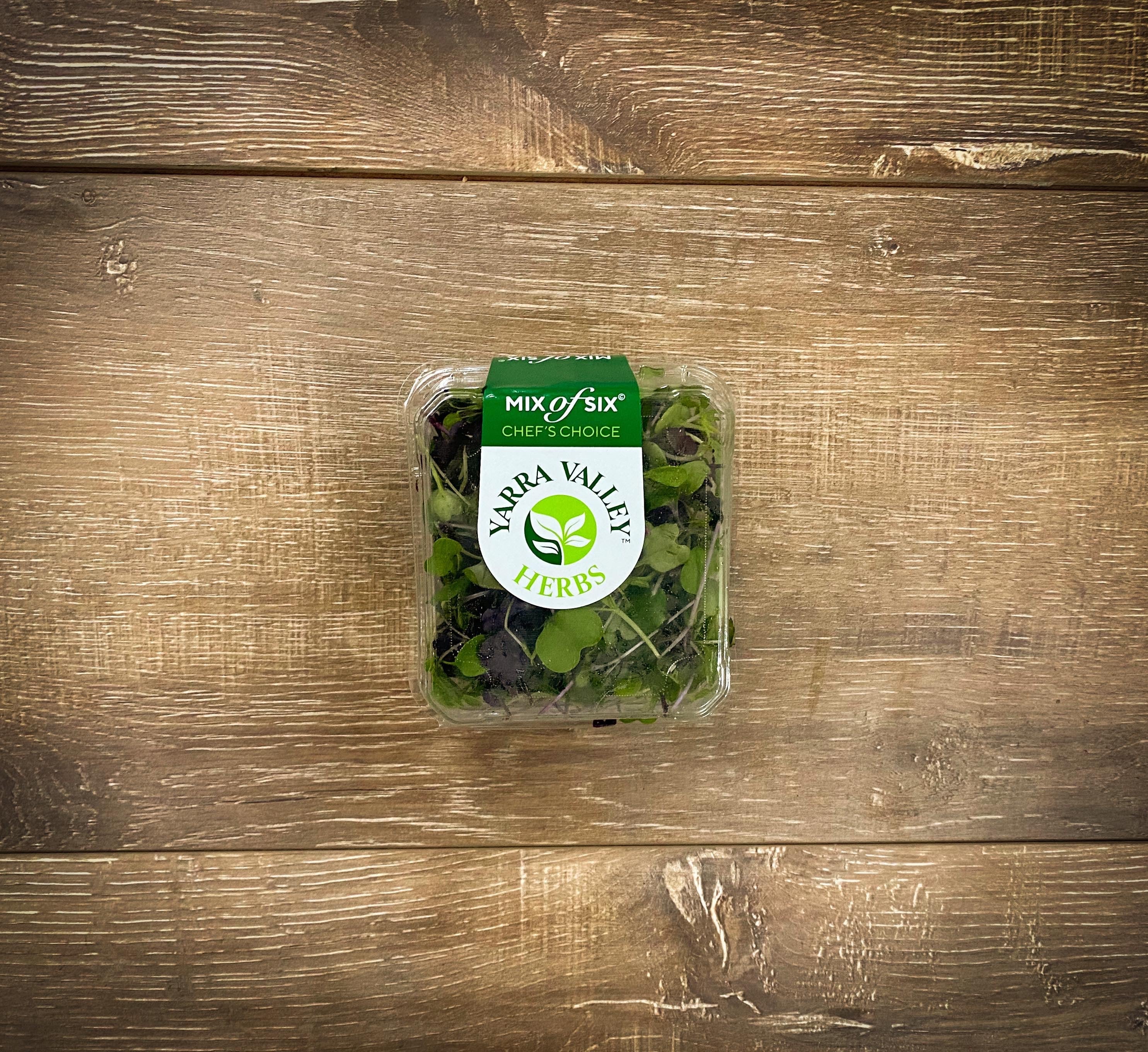 Yarra Valley Kräuter Frische Micro-Salatmischung Pack – Köstliche und Nährstoffreiche Grünpflanzen für jede Mahlzeit