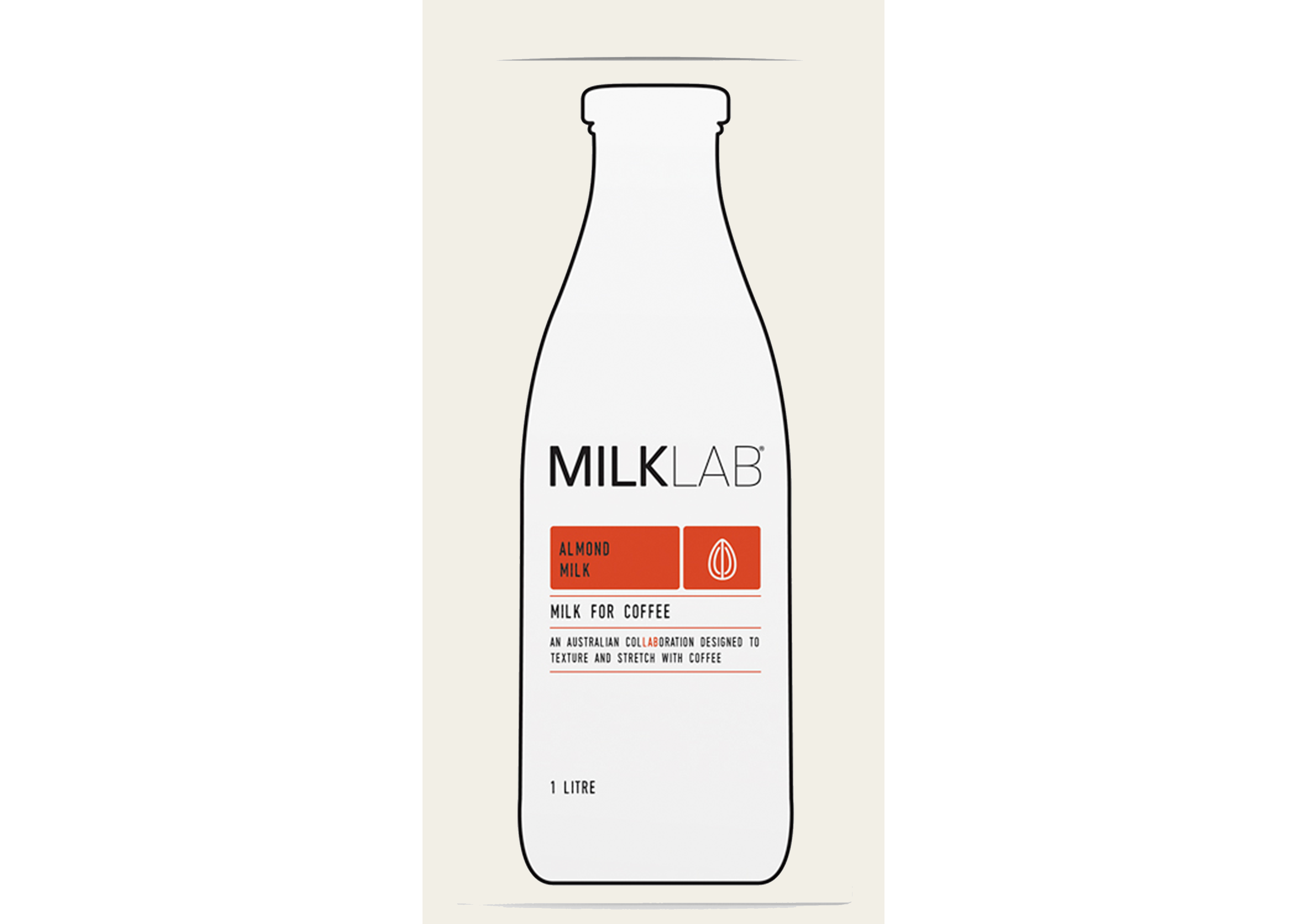 MILKLAB Mandelmilch - 1 Liter, Köstliches und Cremiges pflanzliches Getränk