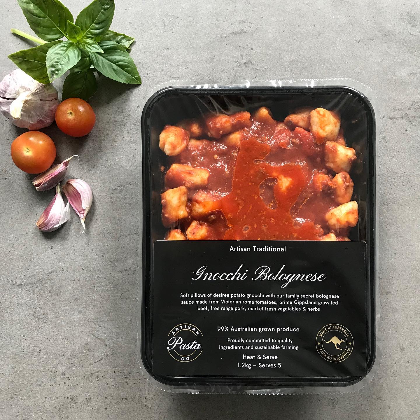 Artisan Pasta Co / Gnocchi Bolognese – 2,8 kg, Frisch zubereitet mit 48-Stunden-Vorlauf